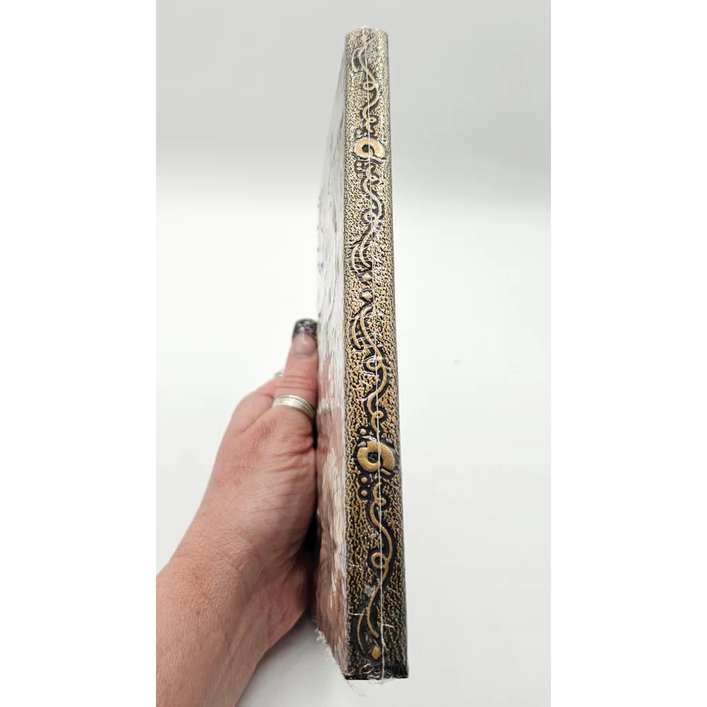 Bronze Tone Nautical Ocean 3D Jeweled Diary Notebook